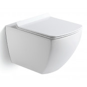 Унитаз подвесной Black & White Universe W-726 белый