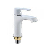 Смеситель для раковины Frap F1031 белый/хром