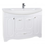 Тумба c раковиной Bellezza Кантри 105 Белая