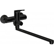 Смеситель для ванны Bravat Eler F6191238BM-01L-RUS черный