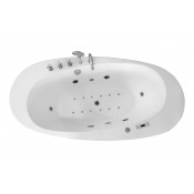 Акриловая гидромассажная ванна Cerutti SPA Bolsena 90х185х58 7761