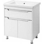 Тумба напольная Cerutti SPA Эмилия white 70 с умывальником Кантэ 70