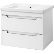 Тумба подвесная Cerutti SPA Эмилия white 70 с умывальником Кантэ 70