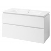 Тумба подвесная Cerutti SPA Романья white 105 с умывальником Этна 105