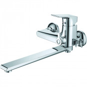 Смеситель для ванны с душем D&K Rhein.Hertz DA1293301 длинный излив