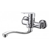 Смеситель для ванны с душем D&K Rhein.Lessing DA1323341 длинный излив