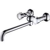 Смеситель для ванны с душем D&K Нessen.Torhall DA1413341 длинный излив