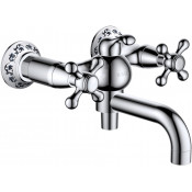 Смеситель для ванны с душем D&K Hessen.Hercules DA1423241 короткий излив