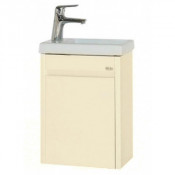 Тумба Misty Мини 40 прямая подвесная бежевая универсальная л/п