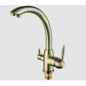 Смеситель для кухни Frap F4399-4 бронза