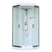 Душевая кабина Royal Bath RB 90HK5-WT-CH (белое/прозрачное)