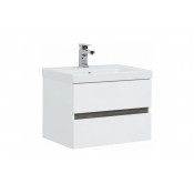 Тумба под раковину Aquanet Беркли 50 254288 белый глянец/дуб рошелье