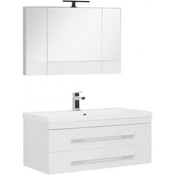 Комплект мебели для ванной Aquanet Нота 100 Белый 230300
