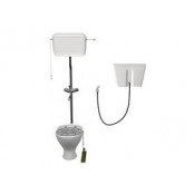Комплект видуара Jika Mira с пласт. бачками, смесителем и педалью
