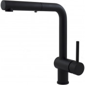 Смеситель для кухни Paffoni Light LIG285NO-MET Черный матовый