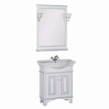 Мебель для ванной Aquanet Валенса 80 белый кракалет/серебро (180456)