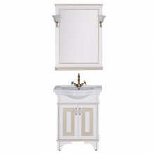 Мебель для ванной Aquanet Валенса 70 белый краколет/золото (182808)