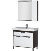 Набор мебели Aquanet Гретта 100 венге/белый (172223)