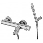 Смеситель для ванны Paffoni Light LIG023ST сталь