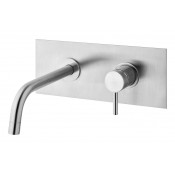 Смеситель для раковины Paffoni Light LIG101ST/M сталь