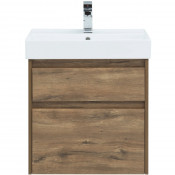 Тумба под раковину Aquanet Nova Lite 60 дуб рустикальный 2 ящика (249512)