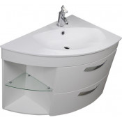 Тумба Aquanet De Aqua Трио 80 Люкс R белый (197202)