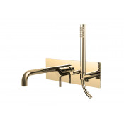 Смеситель для ванны Paffoni Light LIG001HG золото