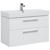 Тумба под раковину Aquanet Nova 100 белый 2 ящика (243659)