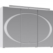 Зеркальный шкаф с подсветкой Aqwella Clarberg Dune 120 белый DUN0412