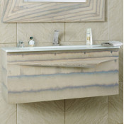 Тумба под раковину подвесная Aqwella Clarberg Papyrus Wood 100 светлое дерево Pap-w.01.10/LIGHT