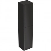 Шкаф-колонна Geberit Acanto 500.619.16.1 черный / глянцевое стекло