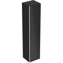 Шкаф-колонна Geberit Acanto 500.619.16.1 черный / глянцевое стекло