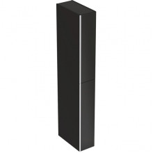 Шкаф-колонна Geberit Acanto 500.638.16.1 черный / глянцевое стекло