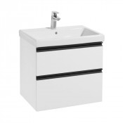 Тумба под раковину Roca Domi 60 857532806 белый глянец 2 ящика