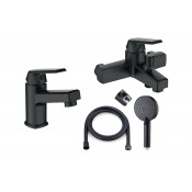 Комплект смесителей Orange OneLife P02-311b никель матовый