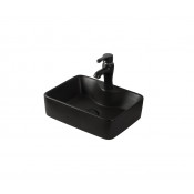 Раковина накладная Orange B01-475mb матовый черный