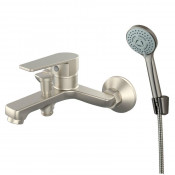 Смеситель для ванны Orange Loop M26-100ni с душевым набором никель