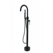 Смеситель для ванны напольный Orange Steel M99-336b черный