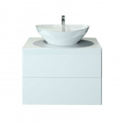 Тумба с раковиной Orange Otto Ot-75TuMDF+G56 белый