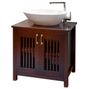 Тумба с раковиной Orange Capri-75TU+RA орех антикварный