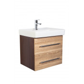 Тумба с раковиной Orange Бриз Br-60TUD+RA дуб/махагон