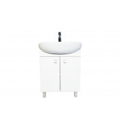 Тумба с раковиной Orange Рио Ri-60TU+RA белый