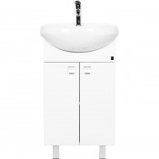 Тумба с раковиной Orange Рио Ri-50TU+RA белый