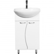 Тумба с раковиной Orange Диана Di-50TU+RA белый