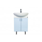 Тумба с раковиной Orange Роса Ro-50TUB голубой/белый
