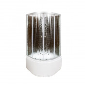 Душевая кабина Deto L 890 N без крыши BLACK 90x90