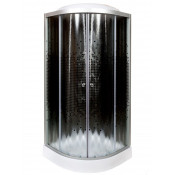 Душевая кабина Deto L 801 с электрикой BLACK 100x100