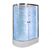 Душевая кабина Deto Em ЕМ2712 R N LED с гм. 120 x 80