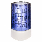 Душевая кабина Deto BМ4510 N LED BLACK 100x100