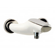 Смеситель для ванны Webert Aria AI850102844 белый глянец/хром